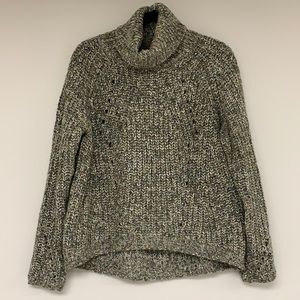 Cozy Gray Turtleneck Sweater